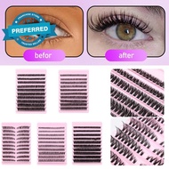 30d/40d/50d/60d/80d Single False Eyelash Large Volume Eyelash Pack Thick Segmented Mixed False O5s1