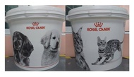 Royal CANIN ถังใส่อาหาร รูปแมวและรูปสุนัข ทําจากพลาสติกคุณภาพสูงบรรจุได้ 4kg.*โปรดอ่านรายละเอียดก่อน