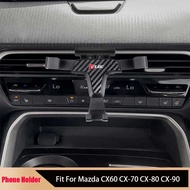 Car Phone Holder Stand for Mazda CX60 2022-2025/ CX70 2025/ CX80 CX90 2024-2025 Air Vent Mount Phone