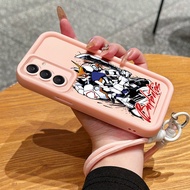 Case For Samsung A25 5G A15 4G A15 5G Robot Phone Silicone Strap