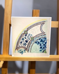 19th century德國瓷器設計手稿 - Vintage Draft - 古董