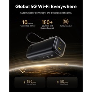 Baseus EnerGeek GX11 MiFi Power Bank 20000mAh 67W Cosmic Black Portable WiFi Router Fast Charging fo