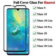 Tempered Glass Full Coverage For Huawei Mate 10Plus 20 20X 30 50 P20 Pro P30 Lite P40 P50 Nova 10SE 