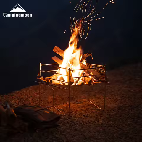 CAMPINGMOON SOLO Outdoor Equipment Stainless Steel Soler Fire Stove Folding Portable BC Camping Ligh