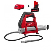 Milwaukee 🇹🇭 SET 5.0 Ah เครื่องอัดจารบีไร้สาย รุ่น M12 GG-0 12 โวลต์ *พร้อมแบต5Ah12Vและแท่น12V* อัดจ