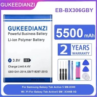 Tablet Battery EB-BX306GBY 5500mAh For Samsung Galaxy Tab Active 5 SM-X300 Wi‑Fi For Galaxy Tab Acti