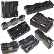 No. 5 Back-to-Back Battery Box Aa 2/3/4/6/8 Section with 9V Male and Female Buckle Double Strip Batt
