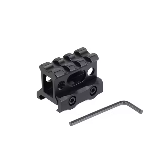 +Tactical Rifle SR-O T1 Red Dot Sight Riser Mount 20mm Hollow Mount 3-Slot Riser Rail For M4 M16 AR1