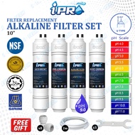 iPRO Filter Cartridge Replacement Water Filter Alkaline pH 9.0 Filter Bundle 4 in 1 Set - Halal