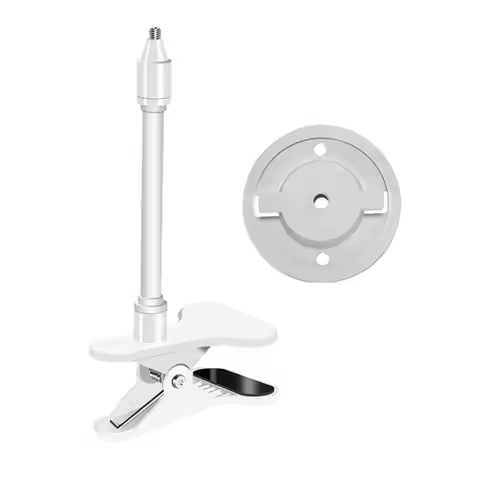 Metal Flexible Clamp Mount 18 Cm White For TP-Link For Tapo C200/C210/C220/C201/C202/C211/C212/C222/