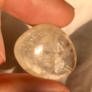 高質巴西天然黃水晶 黃晶 上帝的指紋 黃磷鐵礦水晶 原石水晶