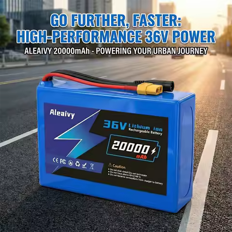 36V 20Ah Lithium Battery 10S4P 18650 Pack For Electric Scooter Balance Bike 350W 500W Motor High Cap