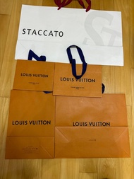 LV 紙袋 送staccato 紙袋