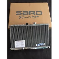 35839 - SARD 2 rows aluminum radiator Toyota AE100 AE101 AE111 silver black top double layer