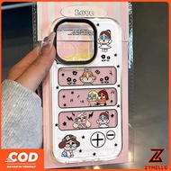 Suitable for Realme Note 60 Note 70 Realme C61 Realme C63 C71 C75Transparent black-rimmed shockproof