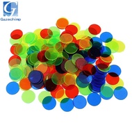 [Gazechimp] 100pcs Count Bingo Chips Markers for Bingo Card Adult Party Toys Mixed Color