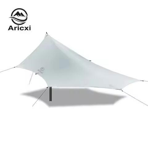 Aricxi,Ultra Light tarp,15D Silicone nylon Coated Black Rubber Canopy Nylon,Footfrint,4*3m,Dyneema,B