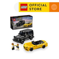 LEGO SPEED CHAMPIONS 76924 Đồ Chơi Lắp Ráp Siêu Xe Mercedes Amg Gt Roadster 2024 & Amg G63 (808 chi