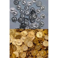 17mm Double Side Queen Elizabeth Beads Coin (20pcs /80+-g)