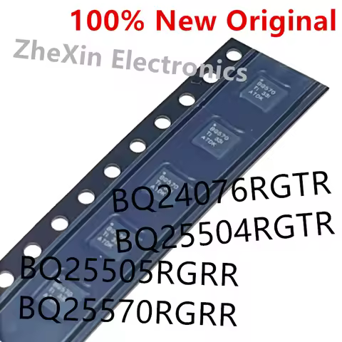 5PCS/Lot BQ24076RGTR B24076 、BQ25504RGTR B25504 、BQ25505RGRR BQ505 、BQ25570RGRR BQ570 New battery ma