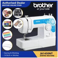 BROTHER JA1450NT SEWING MACHINE WITH Auto Needle Threader, LED LIGHT with free gift