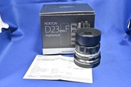新淨行貨有盒 Voigtlander 23mm F1.2 For Nikon Z nokton D 原生Z卡口 手動鏡 復古設計 Zfc一流 有接點 自動測光 Zfc Z50 Z30