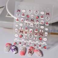 TEDDY BEAR Nail STICKER Premium Nail Art 5D Embossed STICKER