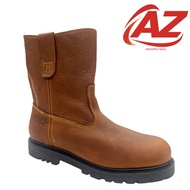 Amazing Mall 0310 Safety Shoes High Cut Leather Shoes Size 6UK -11UK