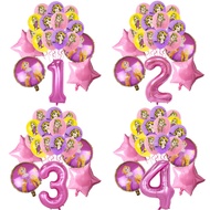 1set Disney Rapunzel Princess Foil Balloon Happy Birthday Party Supplies Decoration Baby Shower Kid 