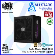 CM / Cooler Master MWE Gold 850 V3 ATX Power Supply (850W / ATX3.1 / Cybenetics Platinum) (MPX-8503-