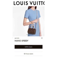 LV_ Bags Gucci_ Bag Other Handbags M61252 NANO SPEEDY Pillow Women Shoulder Totes 0YDP