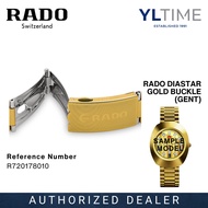 Rado DiaStar Folding Buckle Gold PVD Stainless Steel (Gent) R720178010 - Original from Switzerland