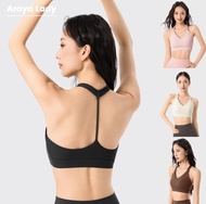 Araya Lady Sport Bra เสื้อบราโยคะ สปอร์ตบราสายเดี่ยว ทรงสวยใส่สบาย สำหรับออกกำลังกาย รุ่น AB-DWC1256