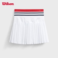 กระโปรงเทนนิสผู้หญิง Wilson Midtown Classic Sporty Comfortable Mini Skirt ฤดูร้อน 2024 กระโปรงยาวครึ