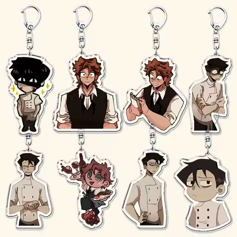 Popular Game Dead Plate Keychains for Accessories Bag Vincent Charbonneau Rody Lamoree Keyrings Jewe