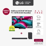 [New] LG OLED65C5 65" evo AI 4K Smart TV + LG SC9S 3.1.3ch High Res Audio Soundbar [Bundle Deal]