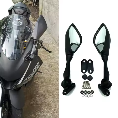 New Foldable Side Mirrors For Z200 Pulsar RS200 R15 V2 CFMOTO 250SR 300SR Ninja650 400 300 250 ZX6R
