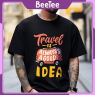 Oversize Travel is Always A Good Idea Cool Loose T-Shirt 350