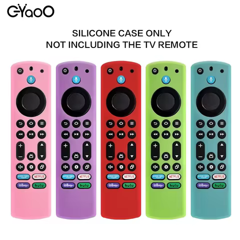 Silicone Remote Control Cover for Fire TV Stick 4K Max 2nd Generation Fire TV Omni Series Remote wit