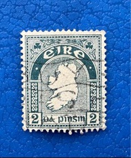 愛爾蘭郵票   2 便士 1922年