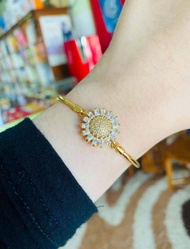 Gelang Tangan Surya ZHULIAN Gold plated Bracelet Jewellery Emas Saduran Barang Kemas