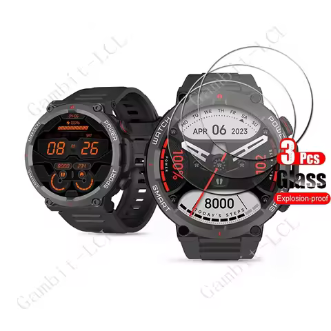 3PCS 9H Tempered Glass Screen Protector For Blackview W50 BlackviewW50 Sport Smart Watch SmartWatch 