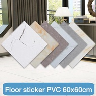Vinyl Floor Sticker 60X60cm Vinyl Flooring Indoor PVC Self Adhesive Floor Sticker Marble Tiles Pelek