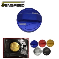 SEMSPEED Motorcycle CNC Gas Cover Gasoline Diesel Fuel Oil Filler Tank Cap For Yamaha XMAX 250 300 XMAX300 2017-2022