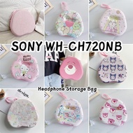 【Original boutique】For SONY WH-CH720NB Headphone Case Super Cool Cartoon Earpads Storage Bag Headset
