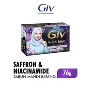 Sabun Mandi GIV White Hijab Saffron & Niacinamide Sabun Batang