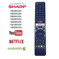 Genuine Remote Control sharp LCD Smart TV Remote Control NETFLIX YouTube GB326WJSA GB005WJSA GB004WJ