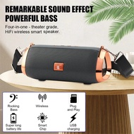 Bluetooth Speaker Outdoor Portable Boombox Subwoofer Soundbar Support Radio TF Card Subwoofer With Shoulder Strap