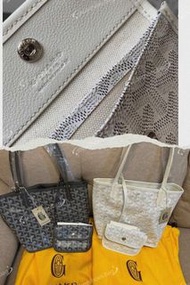 Goyard mini tote bag