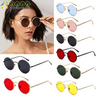 SUVE Steampunk Sunglasses Fashion Metal Frame Circle Glasses Round Sunglasses